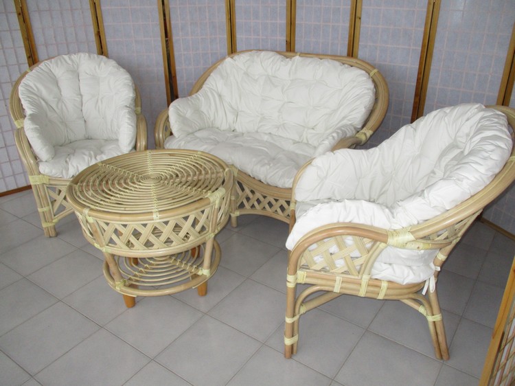 AT/16/1 SALOTTO RATTAN MIDOLLINO NATURALE AT/16/1 SALOTTO RATTAN MIDOLLINO NATURALE